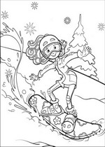 coloring page Groovy Girls